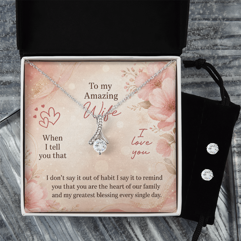 Alluring Beauty Necklace & Earring Set