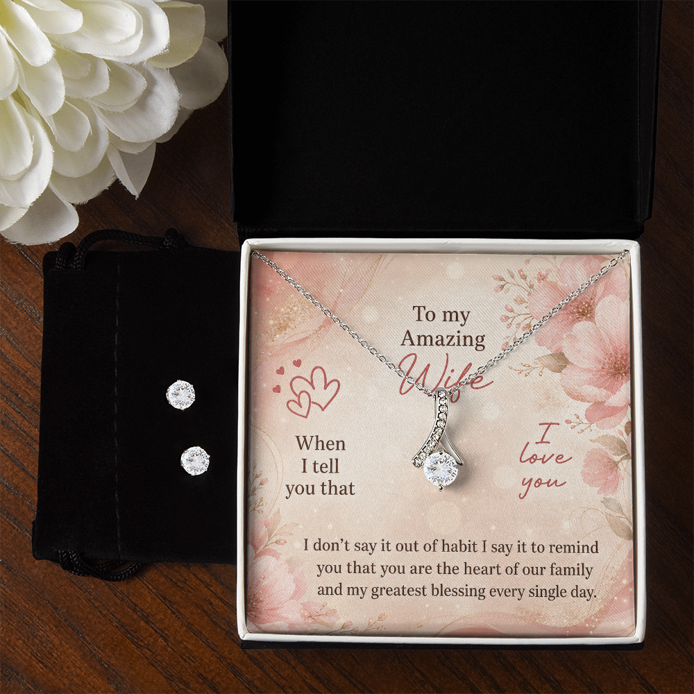 Alluring Beauty Necklace & Earring Set