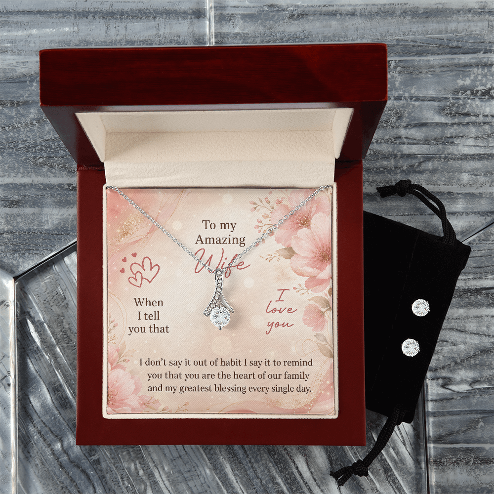Alluring Beauty Necklace & Earring Set