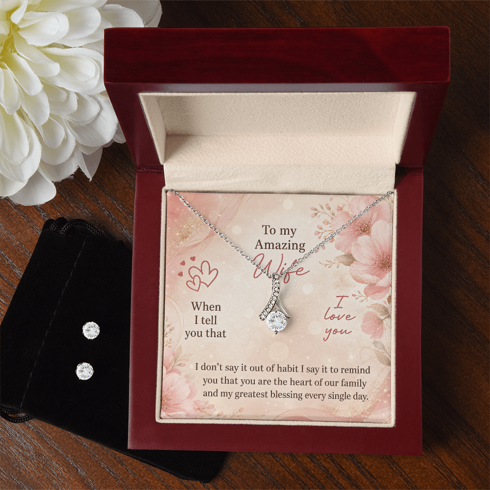 Alluring Beauty Necklace & Earring Set